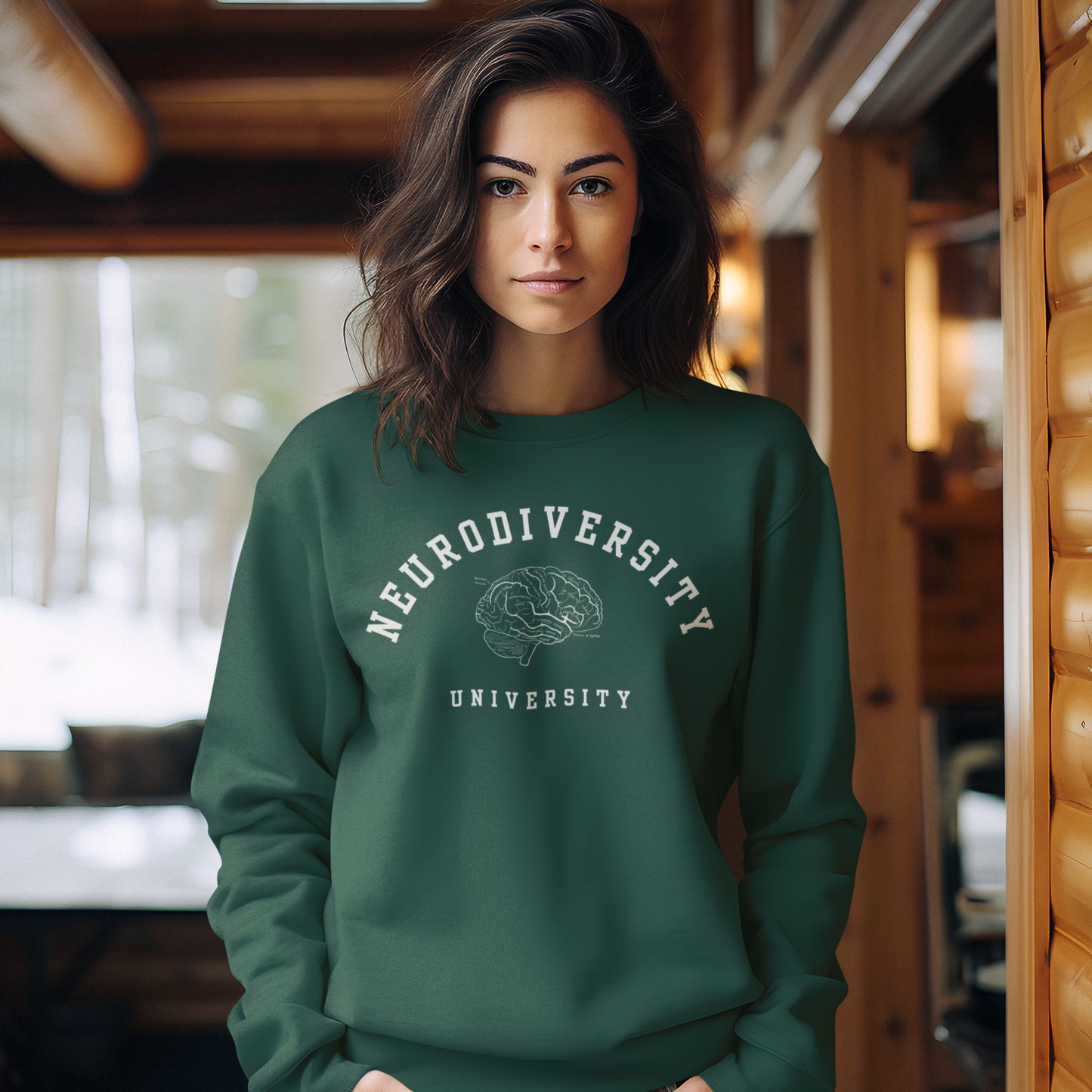 Neurodiversity University Oversized Sweatshirt