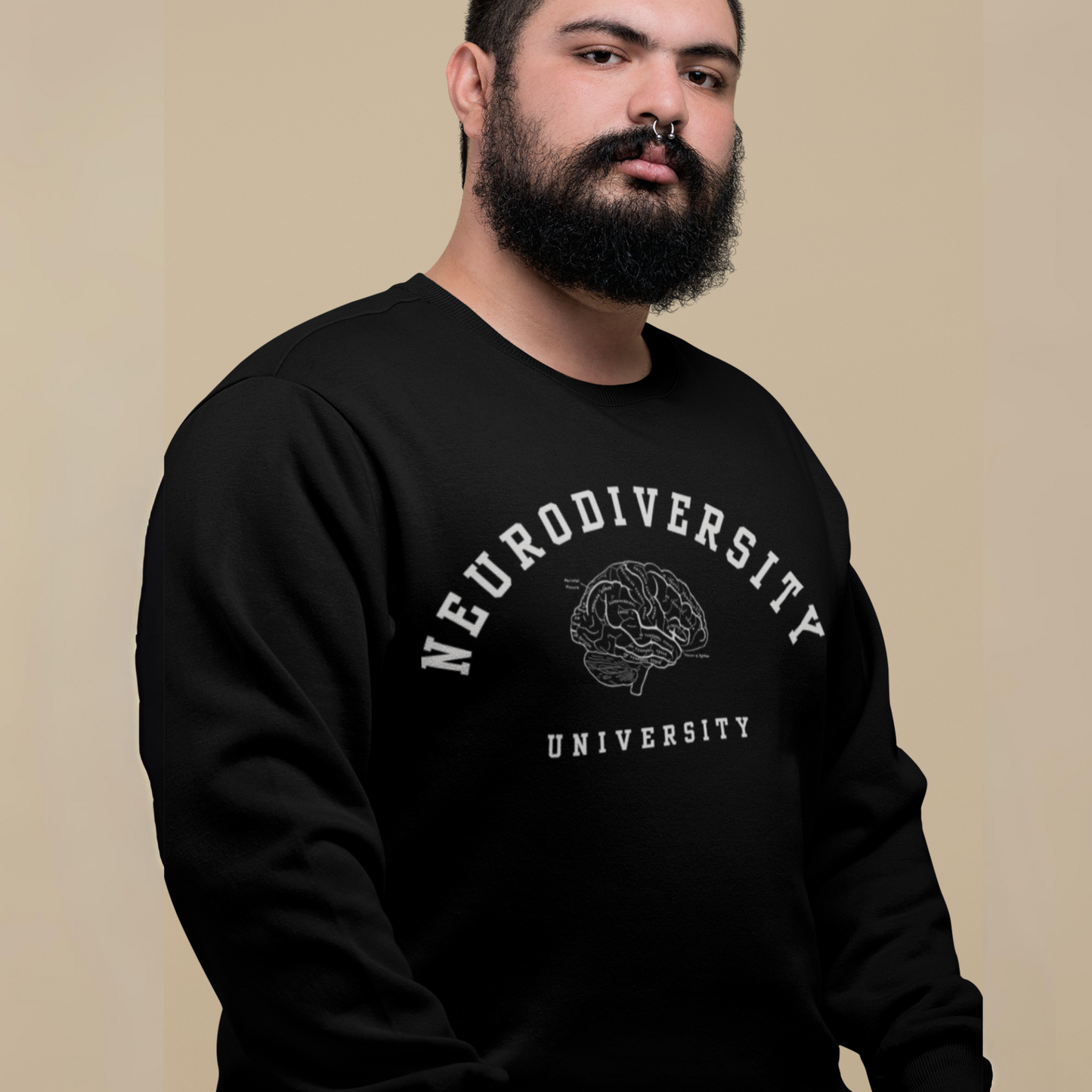 Neurodiversity University Oversized Sweatshirt