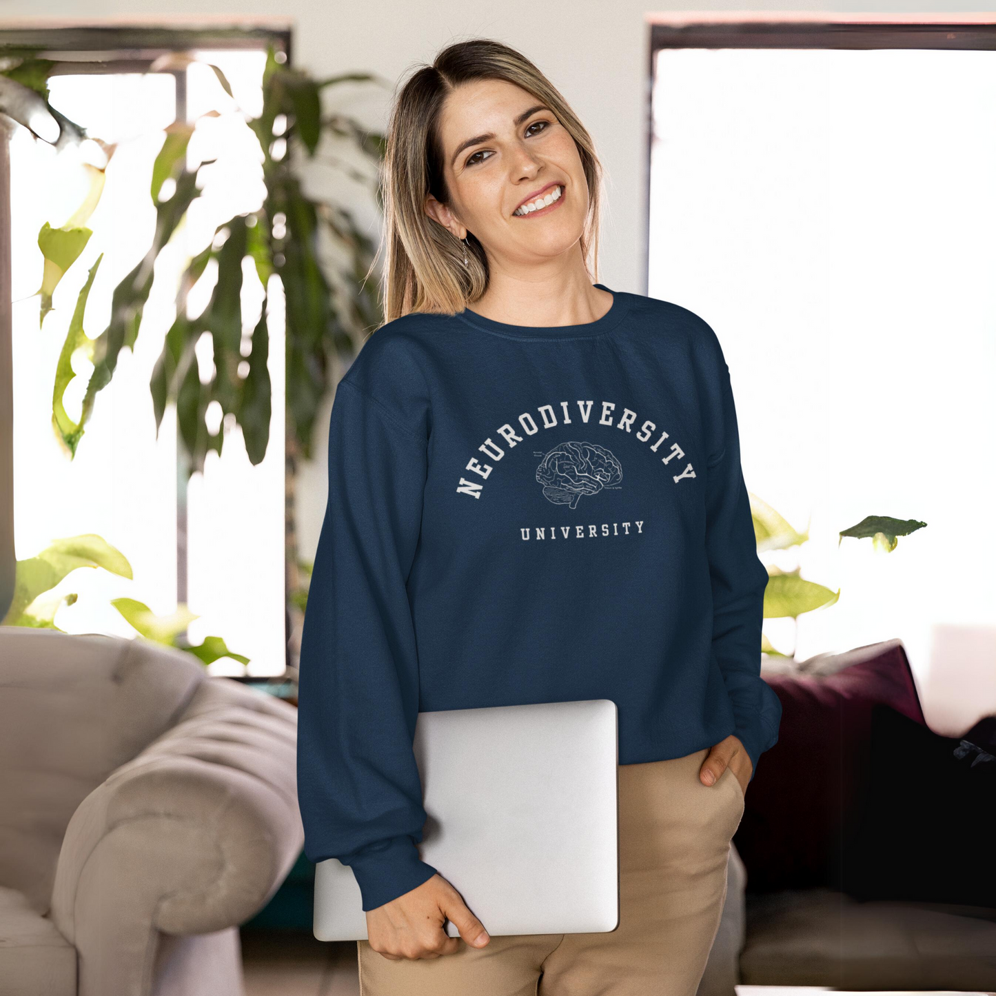 Neurodiversity University Oversized Sweatshirt